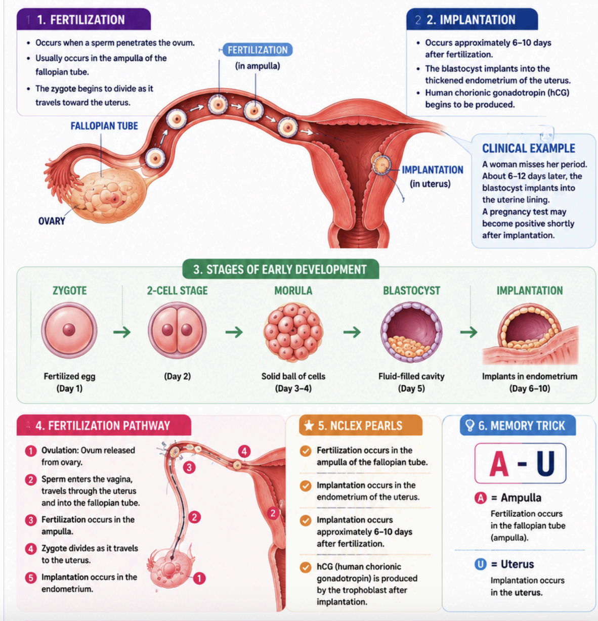 ProvicHub visual nursing study guide with color coded charts and diagrams