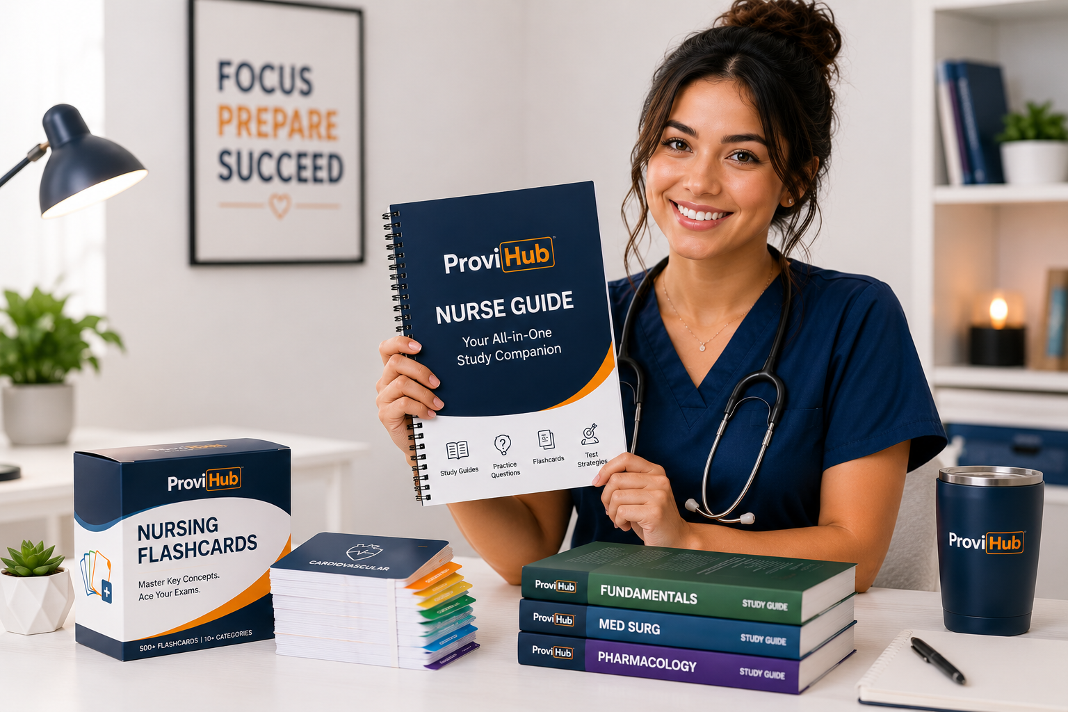 Provichub nursing exam prep homepage preview
